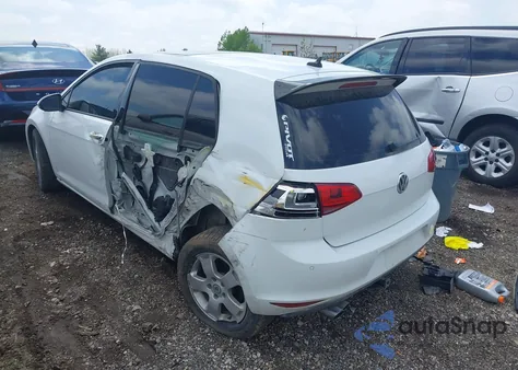 2016 Volkswagen Golf Tsi Se 4-Door z USA, uszkodzony, nr VIN 3VW217AUXGM015805